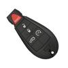 Remote 4+1 Button Car Key Cover Fob Holder Shell Case Housing Fit for Dodge Ram 1500 2500 3500 Jeep Cherokee 2013 2014 2015-