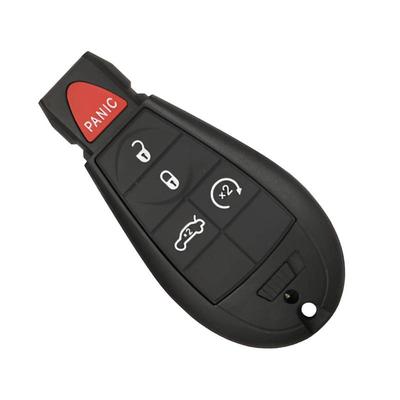 Remote 4+1 Button Car Key Cover Fob Holder Shell Case Housing Fit for Dodge Ram 1500 2500 3500 Jeep Cherokee 2013 2014 2015-