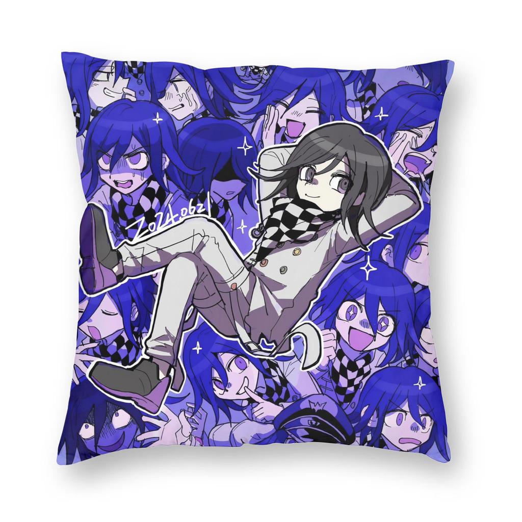 Anime Danganronpa Kawaii Pillow Cover Soft Cushion Cover Cute Funny Pillow Case For Sofa Bedroom Home Decor