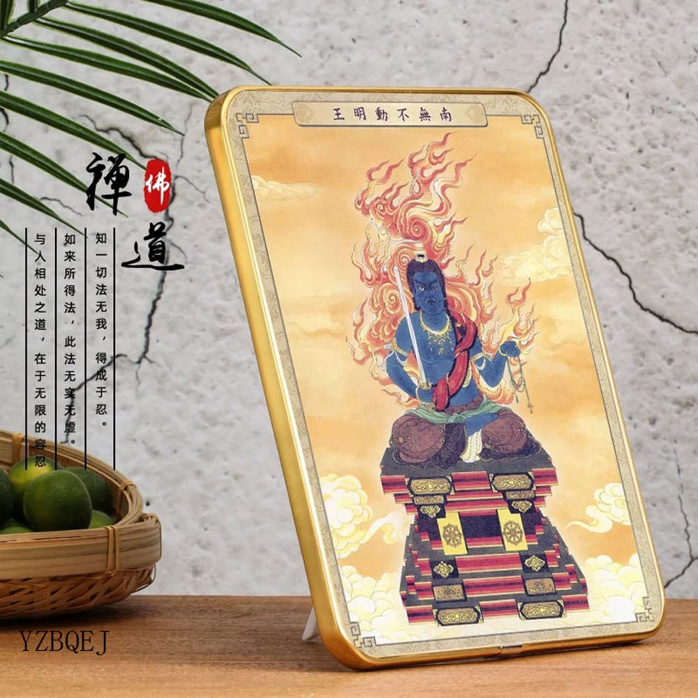 Pictură budistă Fudo Myoo în anul zodiacului Amulet Imaginea principală Zodiac Amulet Amulet Imaginea principală Ornament Statuia lui Buddha xx (născut Cocoș)