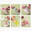 Silicone Milk Bottle Brush Long Handle Water Glass Cup Cleaning Brush Multifunctional Kitchen Cleaning Tool