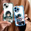 My Hero A-Academia Izuku Clear Phone Case For Redmi K40 K60 15C 14C 13C 13 12 12C 10 10C 10A 9 9C 9A 8 7 A1 A2 A3 A5 PLUS Cover