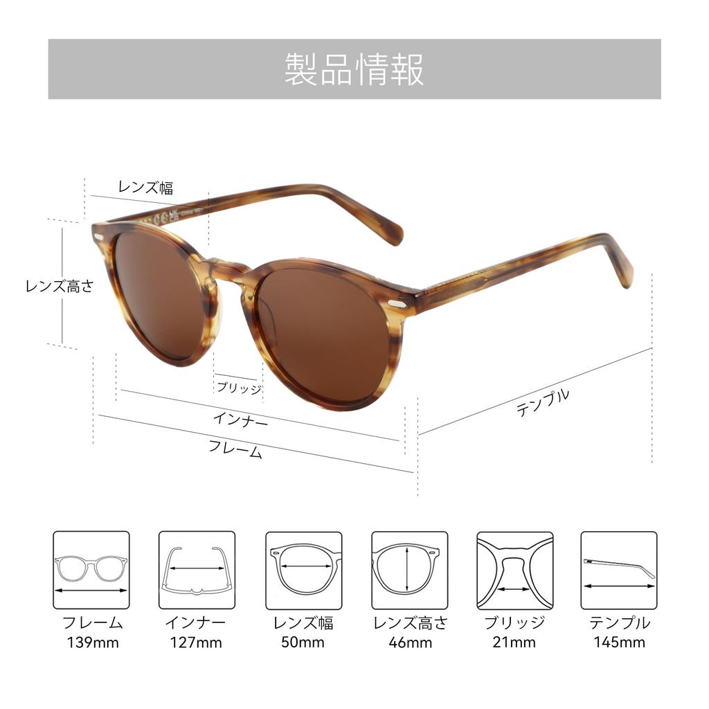Sunglasses for Polarized Sunglasses for UV for Driving [ZENOTTIC] Men, Round, Women, Protection, Fishing, Golf,