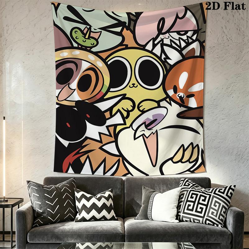 Cartoon Graphic Pattern Home Decor Tapestry, Wall Hanging, Decorative RV Wall Cloth.XGT0914394