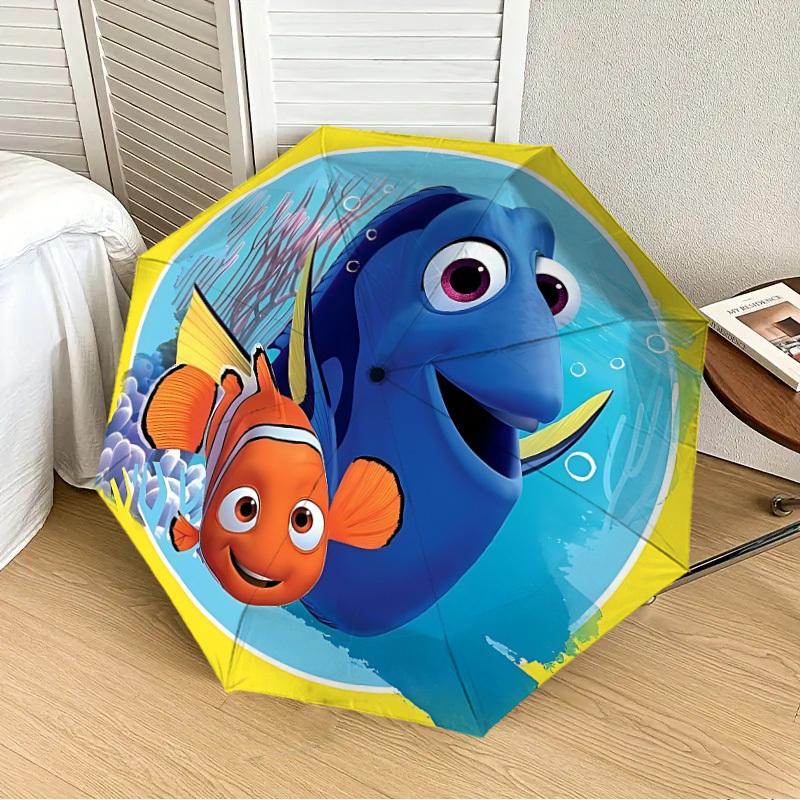 

1pc Nemo Dory Automatic Folding Umbrella, 8-Rib Durable Frame, Durable Foldable Design - Elegant Gift for Commute yy251210095