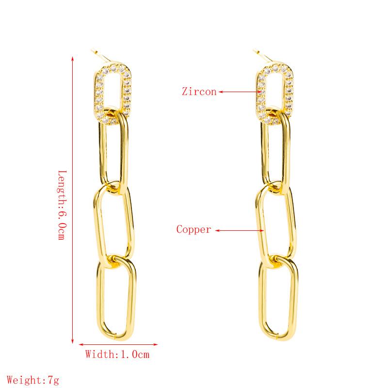 Bøyleøredobber for kvinner Bohemske O-formede kreative risperler Overdrevne tilbehør øredobber