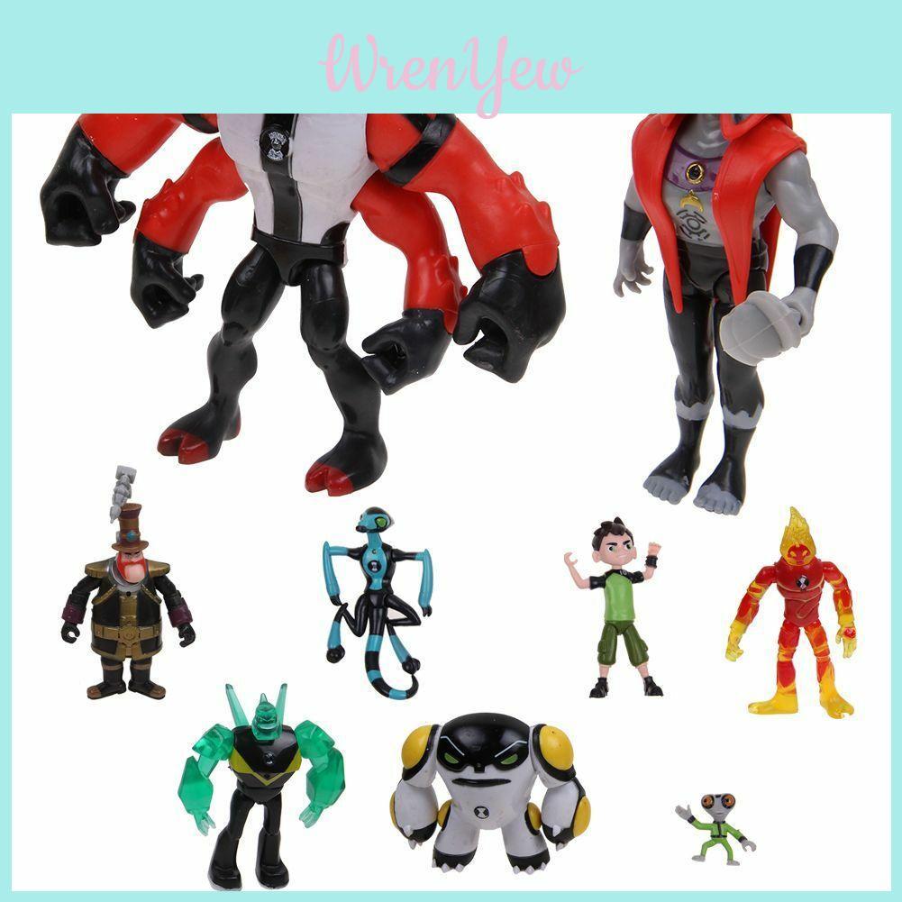 Klasické figurky postav Ben 10 Perfektní pro zdobení dortů nebo jako sběratelský dárkový set
