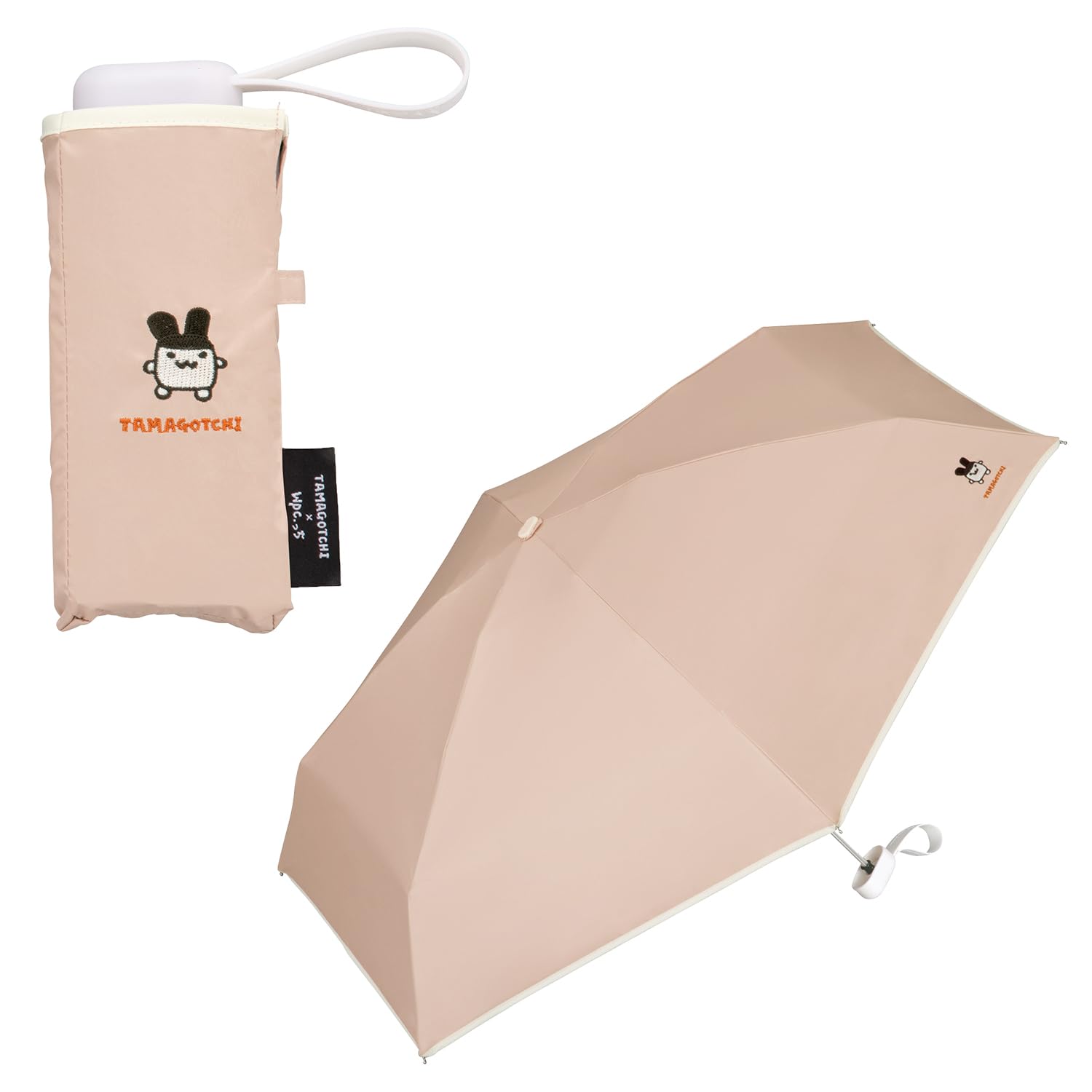 

Tamagotchi x Зонт с вышивкой Blackout Пыльно-розовый Blackout Защита от УФ-лучей Подходит для солнца и складывания 47см [2024] Wpc. Wpc.chi Отделка, (Мимикки) 100% &