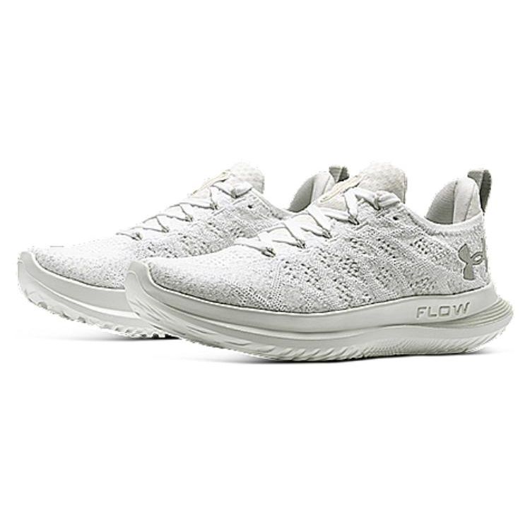 Under Armour Flow Velociti 3 White Halo Grey Women Sneakers 3026124-103