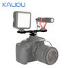 Tripod Mount with Long Horizontal Bar, Flash Hot Shoe, Multi-Position Phone Holder, and Fill Light Bracket