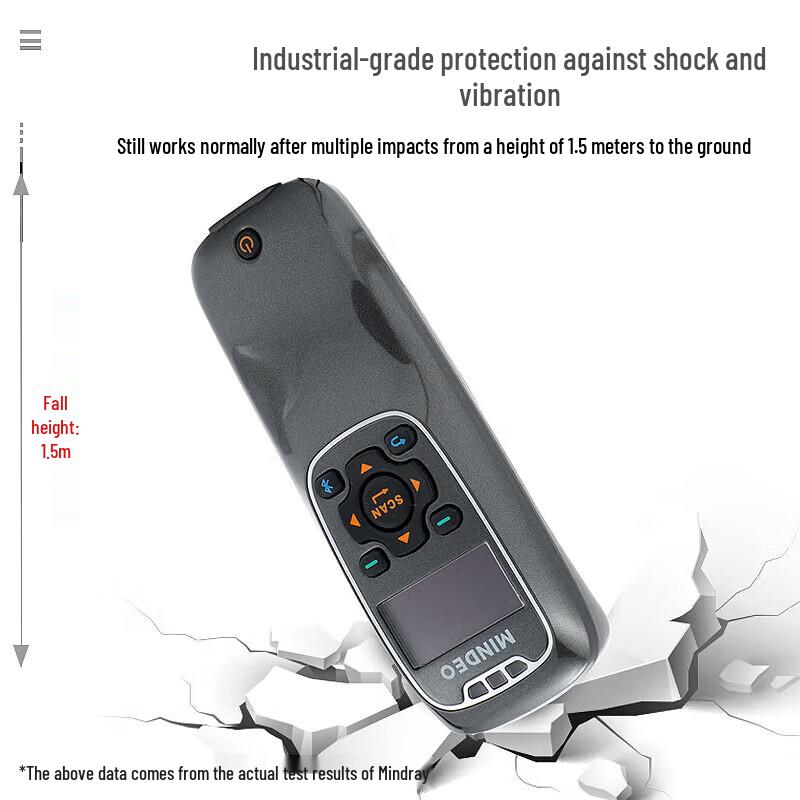 MINDEO MS3690 1D Wireless Barcode Scanner