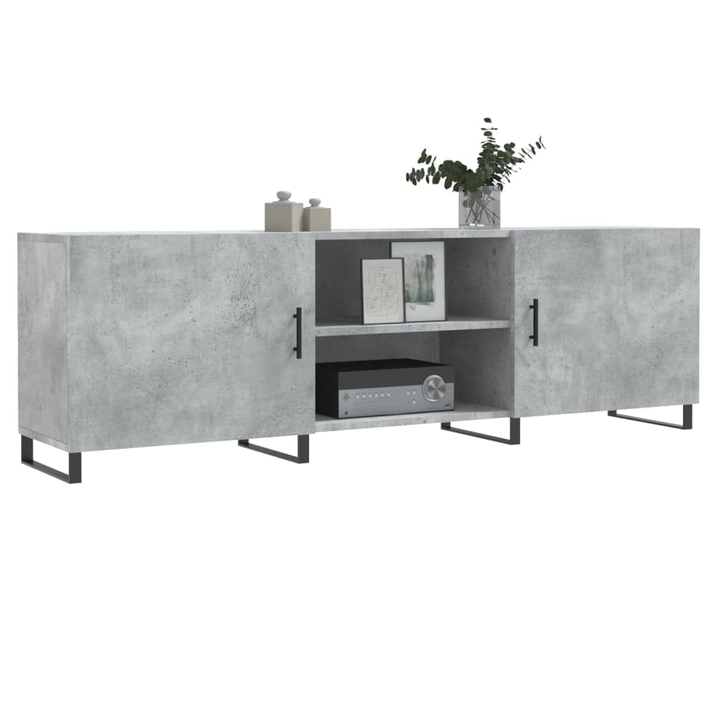 Szafka Pod Tv, Szarość Betonu, 150X30X50 Cm