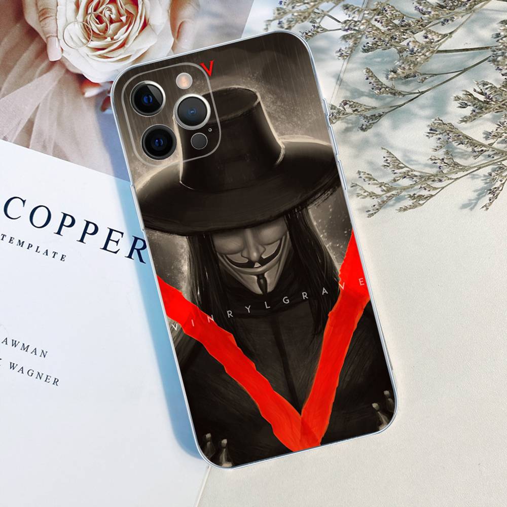 

Horror Movie V For V-vendettaS For IPhone 17 16 16e 15 14 13 12 11 Pro Max Mini Plus Phone Case iPhone 15pro max