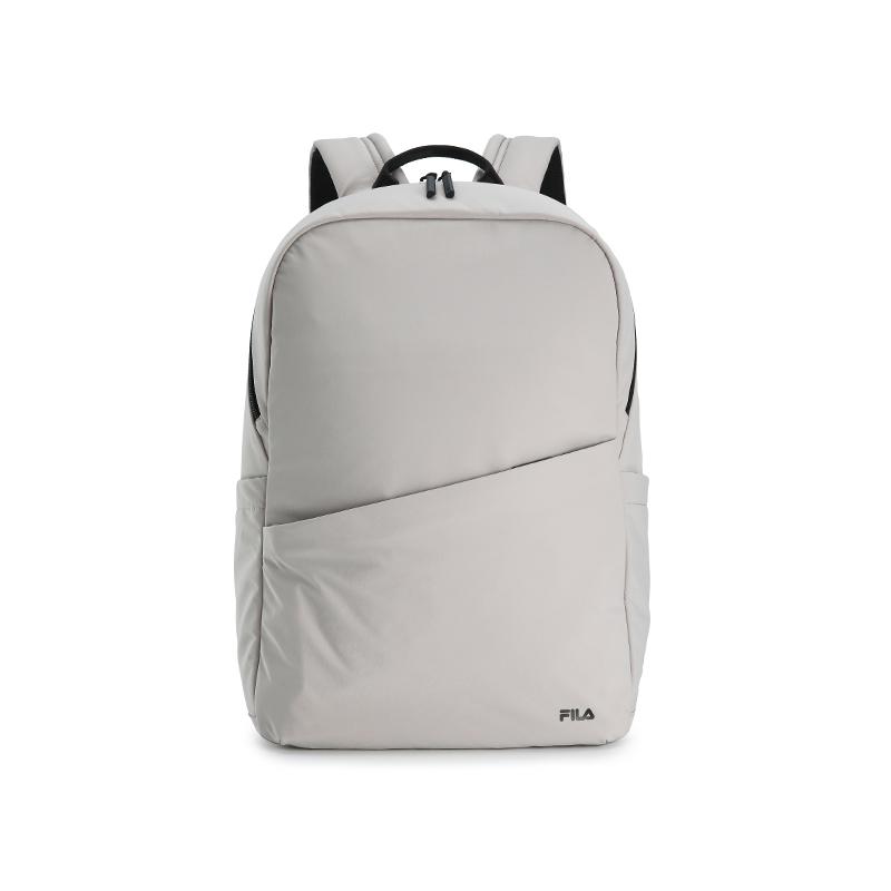 FILA Original Simple Classic Solid Color Casual Commuter Versatile Durable Practical Fabric Backpack Men backpack Eggshell Lime F13M629102FGY Opal Gray