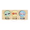 Fai da te Montessori Busy Board Animale Mulinello Mobile Accessori in Legno Giocattoli per l'Apprendimento Precoce Tavola di Abbinamento Puzzle Giocattolo Educativo