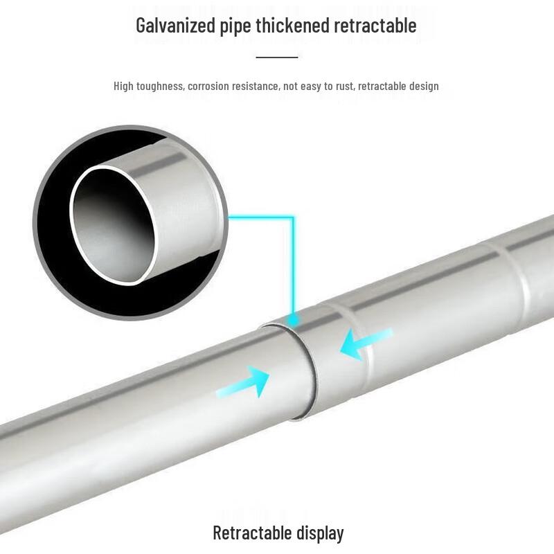 Changbaosen Floor Folding Telescopic Double Clothes Drying Rack