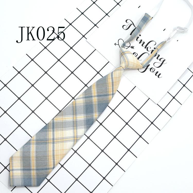 Japanese College-Style Uniform with Easy Plaid Tie