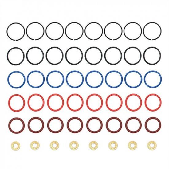 8Sets Fuel Injector O-Ring Kit XC3Z9229AB For Ford Power Stroke 7.3L 1995-2003