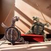 1/2pcs Mini Metal Turtle Shape Incense Stick Meditation Buddha Sandalwood Stick Holder Funny Animal Incense Holders Home Decor