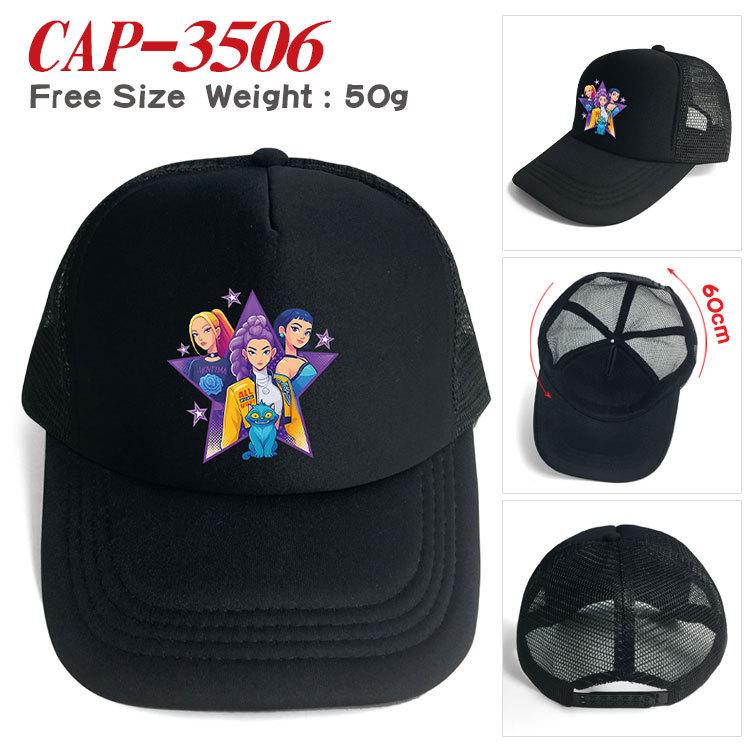 Kids Boys Girls Cartoon Anime Demon Hunters Derpy Printed Casual Hats Peaked Baseball Caps