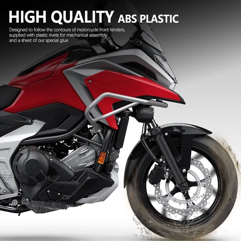 NC750X New 2021 2022 Motorcycle High Quality ABS Front Mudguard Fender Rear Extender Extension For HONDA NC750 X NC 750 X Nc750x