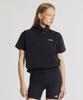 Nyuballanseu Nbncg3W612 / Women Frozen Woven Stretch Half Zip (Black)