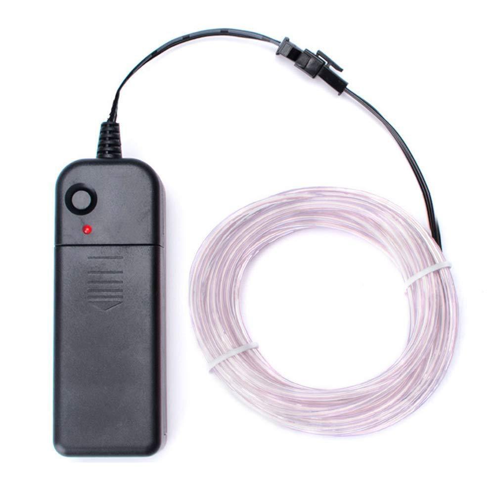EL Light Emitting Wire Mask: 1m-5m Cold Light Wire, 3V Atmosphere Lighting