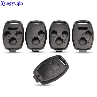 Jingyuqin Car Key Case Shell Remote Fob Cover For HONDA Accord CRV Pilot Civic 2003 2007 2008 2009 2010 2011 2012 2013