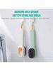 1pc Easy-To-Use White PP Multi-Functional Shoe Brush - Press-Type Built-In Liquid Dispenser, Soft Non-Destructive Bristles.