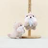 Cute Cuddle Fish Sea Otter Key Chain Cartoon Girl Backpack Pendant Decorative