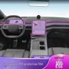 Nio ES6 Interior Protective Film for Console, Dashboard & Screen - High-Quality TPU Decorative Gear Shift Cover.