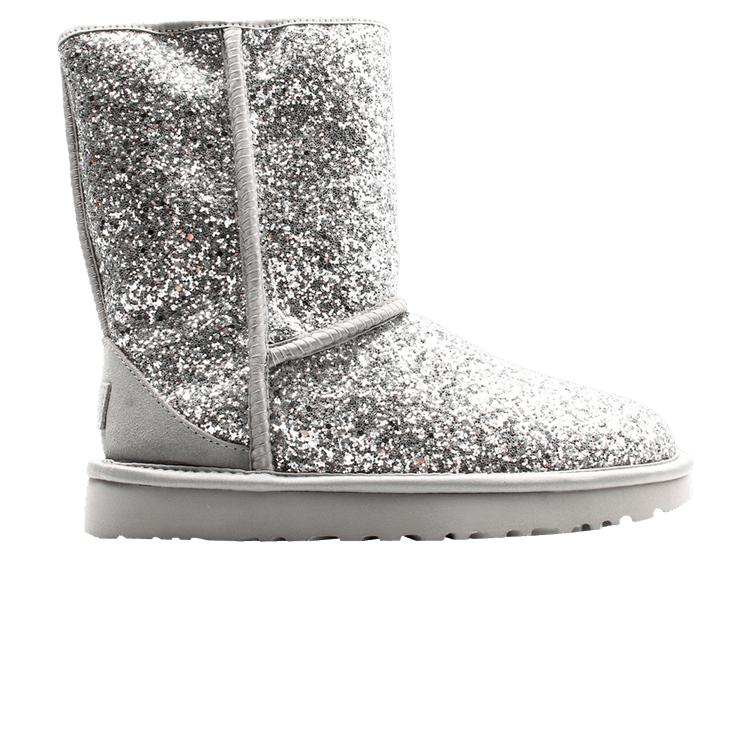 

UGG Classic Short Cosmos Glitter - Silver Women Sneakers 1105390-SLVR 37