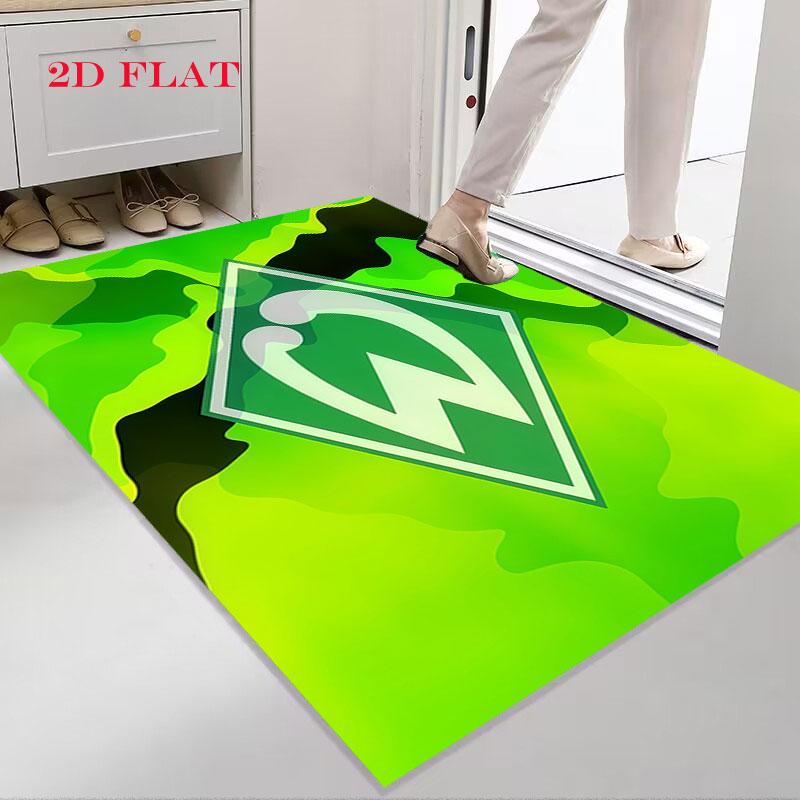 Tappeto logo Werder Bremen per Soggiorno Camera da Letto Casa Decorazione Divano, Tappetino Antiscivolo per Giochi Bambini
