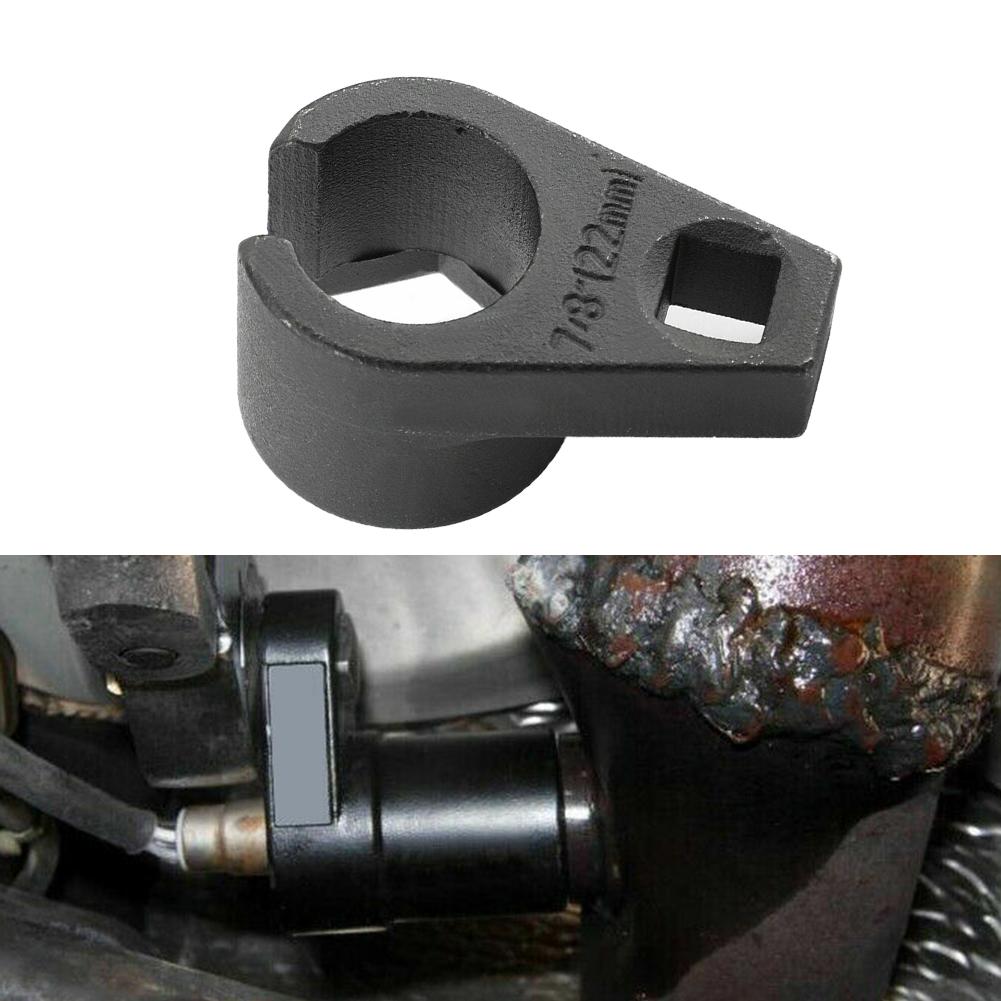 22MM Offset Oxygen Sensor Socket Wrench Tool Adapter For 3/8" Drive Ratchet Or Breaker Bar Sensor Wrench Car Repair Hand Tool