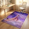 Personalized Crystal Velvet Carpet,Taylor Swift Custom Printed Name, Plush Area Rug For Home Indoor Decor