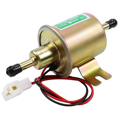 Electric Fuel Pump 12V Universal Low Pressure Built-in Check Valve Transfer Inline Fuel Pump For Carburetor