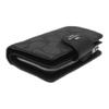 Coach Portafoglio Pieghevole in Tela Rivestita con Zip Angolare 13 Monogramma Classico Color Block Portafoglio Donna Kaki Nero C0082-SVTSQ