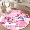 1pc Catch Teenieping Magic Sweethear (6) Design Printed Area Round Carpet for Bedroom Living Room Home Decor Rugs Mat Non Slip Mat Rug for Bedside