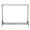 Drying rack Hanger Simple Floor Hanger Two Sections 1.8m 6FT BlackJ Metal Hanger Simple hanger floor hanger