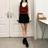 New ArriValS Open Run Women S V Neck Rib Crop caSual Knit VeSt