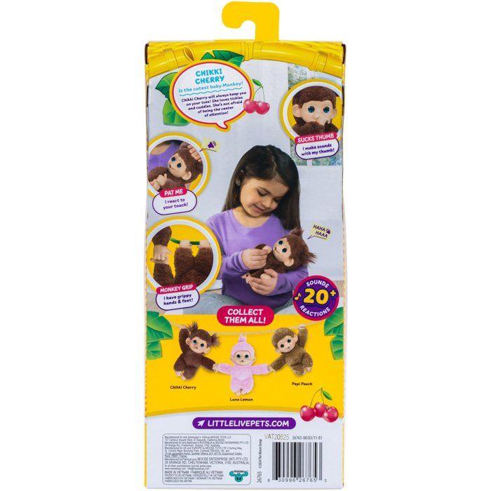 Plüschtier - LITTLE LIVE PETS - Mein Mini-Affenbaby - Braun - Ab 4 Jahren