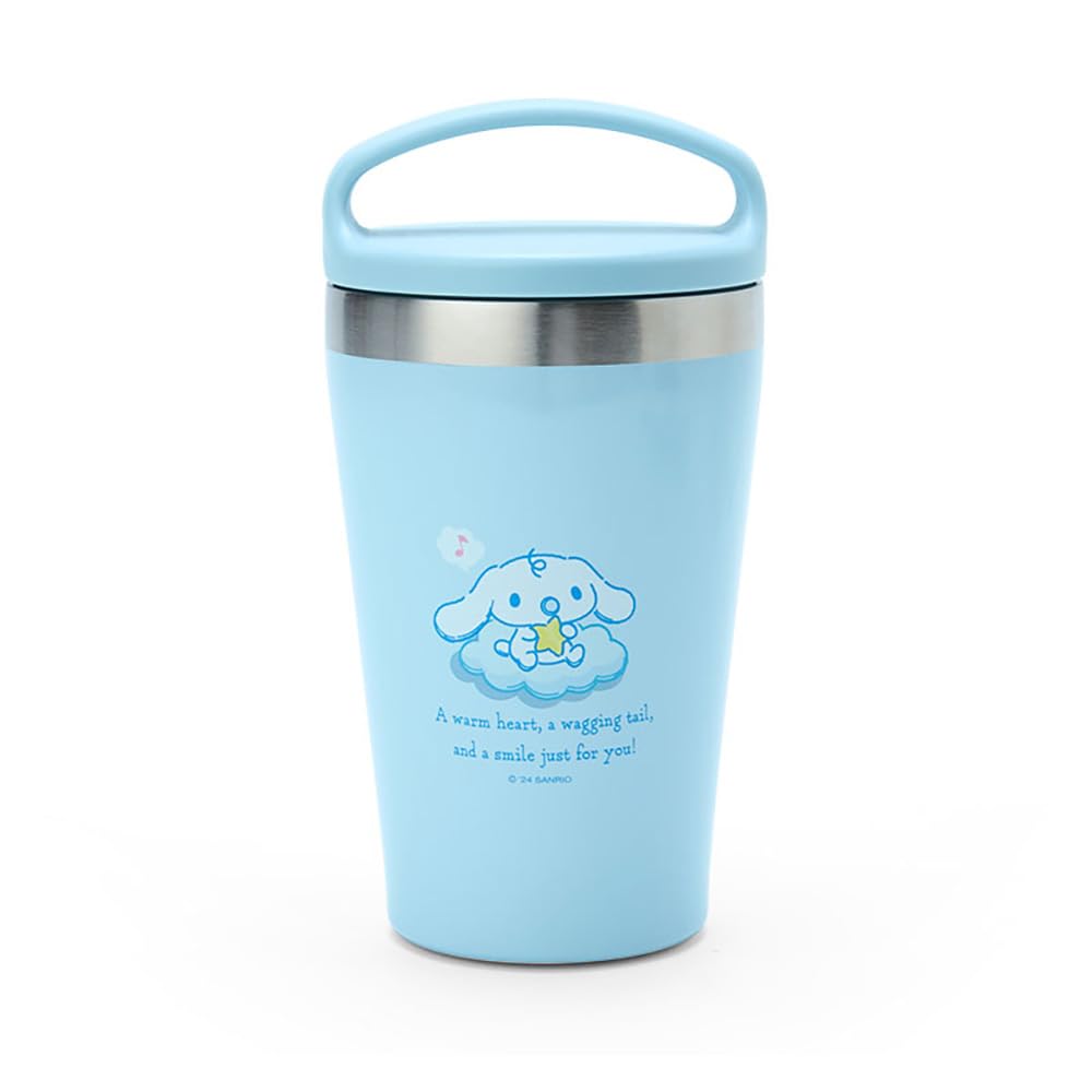 Sanrio Sanrio Steel Cup Stainless Steel Tumbler with Handle Cinnamoroll Cinnamon 16 x x cm Stainless Steel Tumbler with Handle Character 951633 SANRIO
