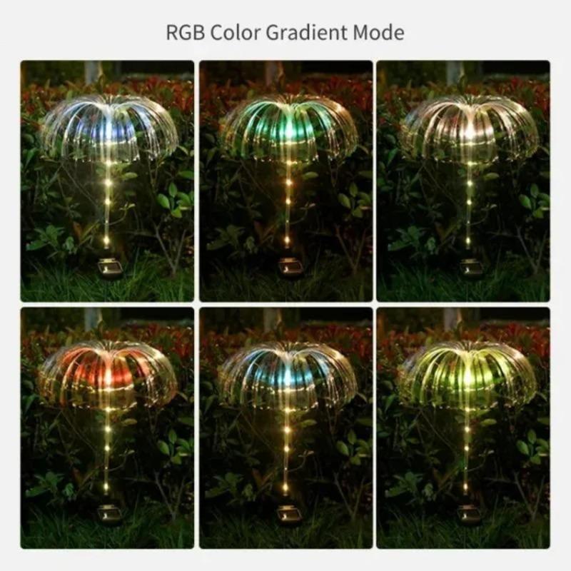 1/2/4PC Solar Jellyfish Light Outdoor Waterproof RGB Solar Garden Decorative Lamp Landscape Lighting Used For Garden Lawn Decor