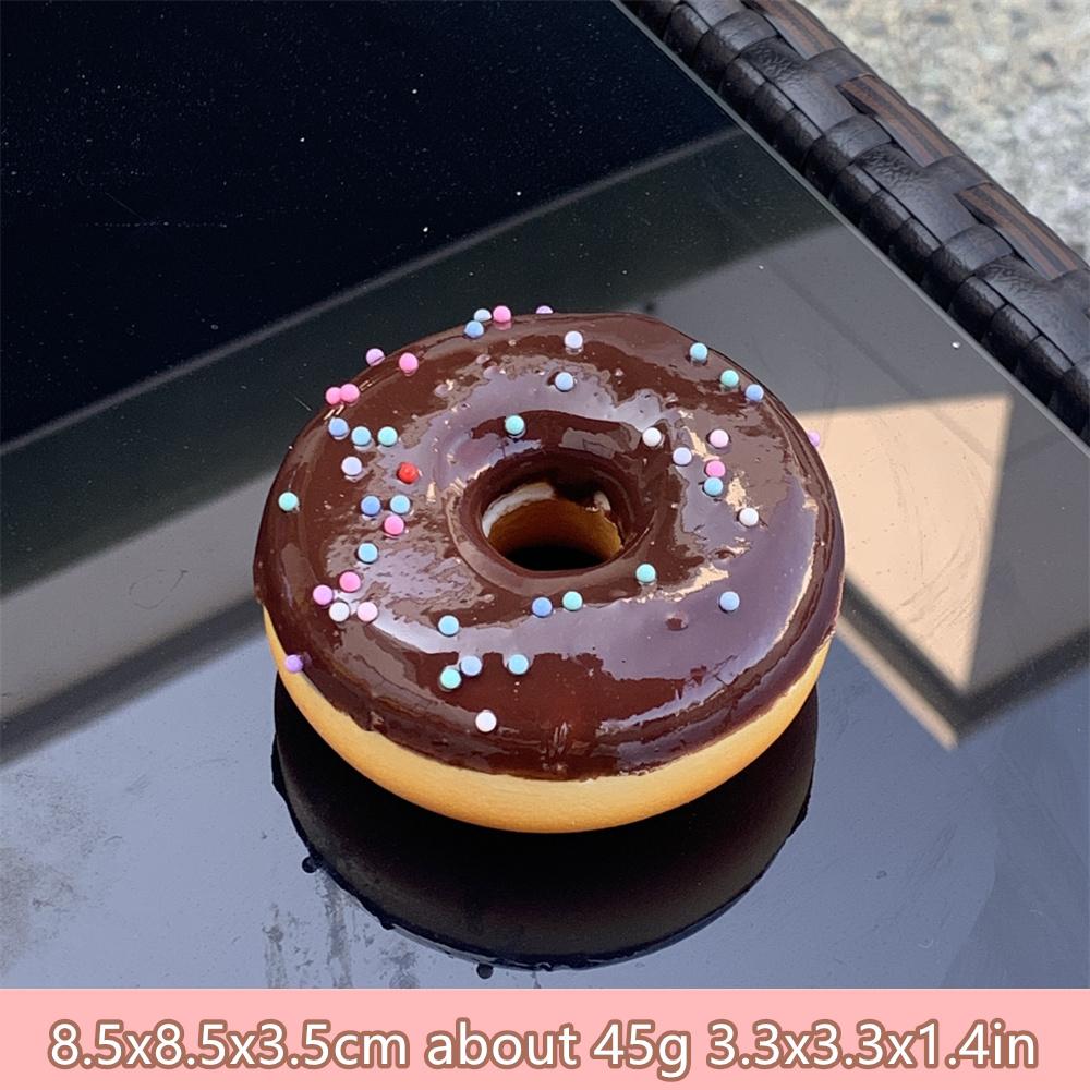 PU Doughnuts Cakes Faux Donut Food Model Bread Party Chocolate Frosting Stress Relief Simulation Wholesale Sugar Sweet Candy Toy