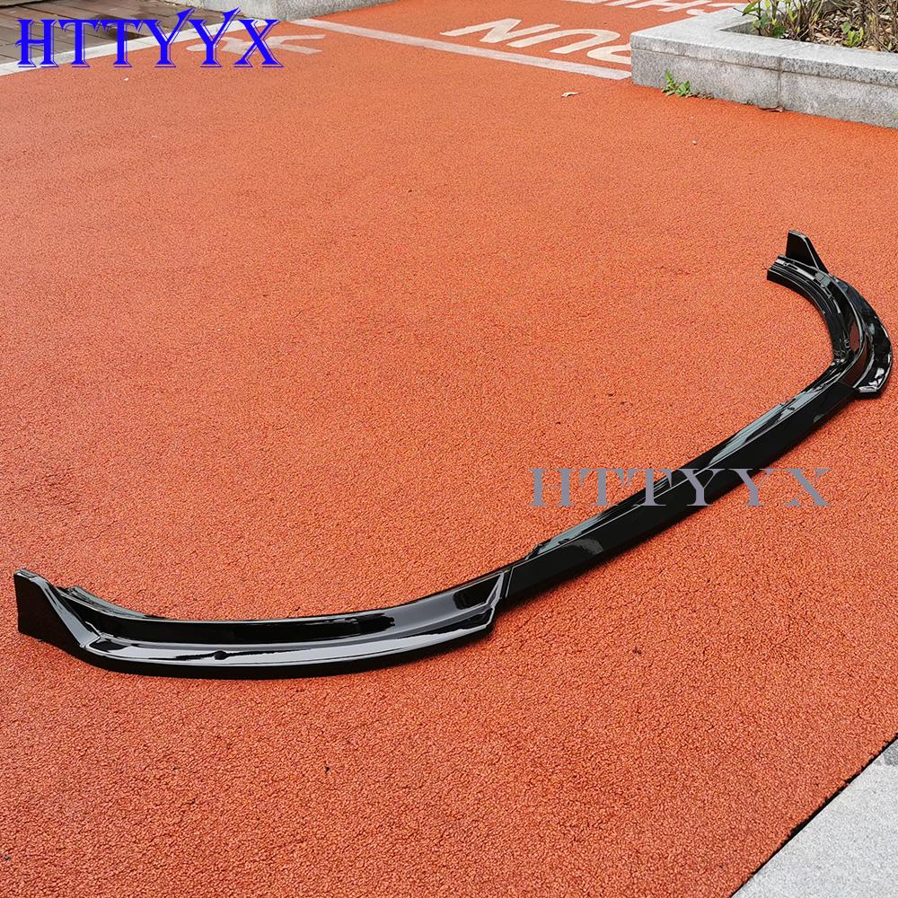 Fit for VW Polo Mk6 Typ AW Standard TSI TDI 2018 2019 2020 2021 2022 Front Bumper Splitter Lip Diffusers 3pcs