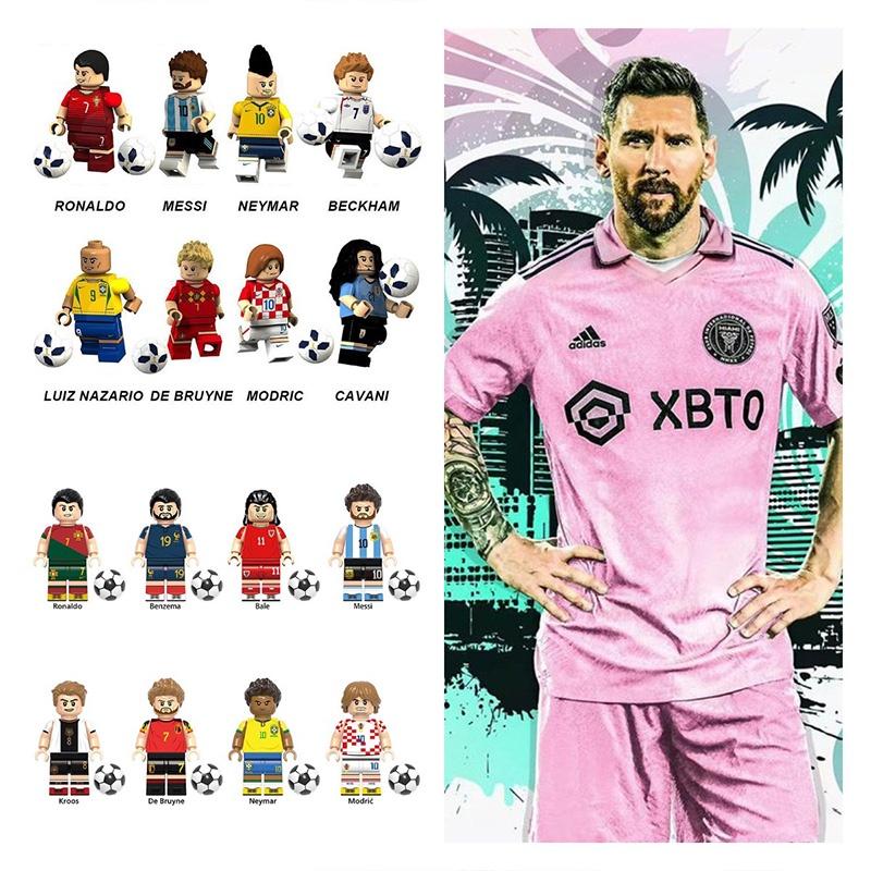 Science Xp013-020 Messi Neymar Football Team Building Blocks Toy