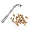 Natural Gas Orifice Nozzle Conversion Kit Gas Stove Brass Nozzle With Sleeve Gas Stove Accessories Easy To Install