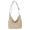 Women'S Spring New Commuting Canvas Bag Large Capacity Versatile College Student Shoulder Tote Bag