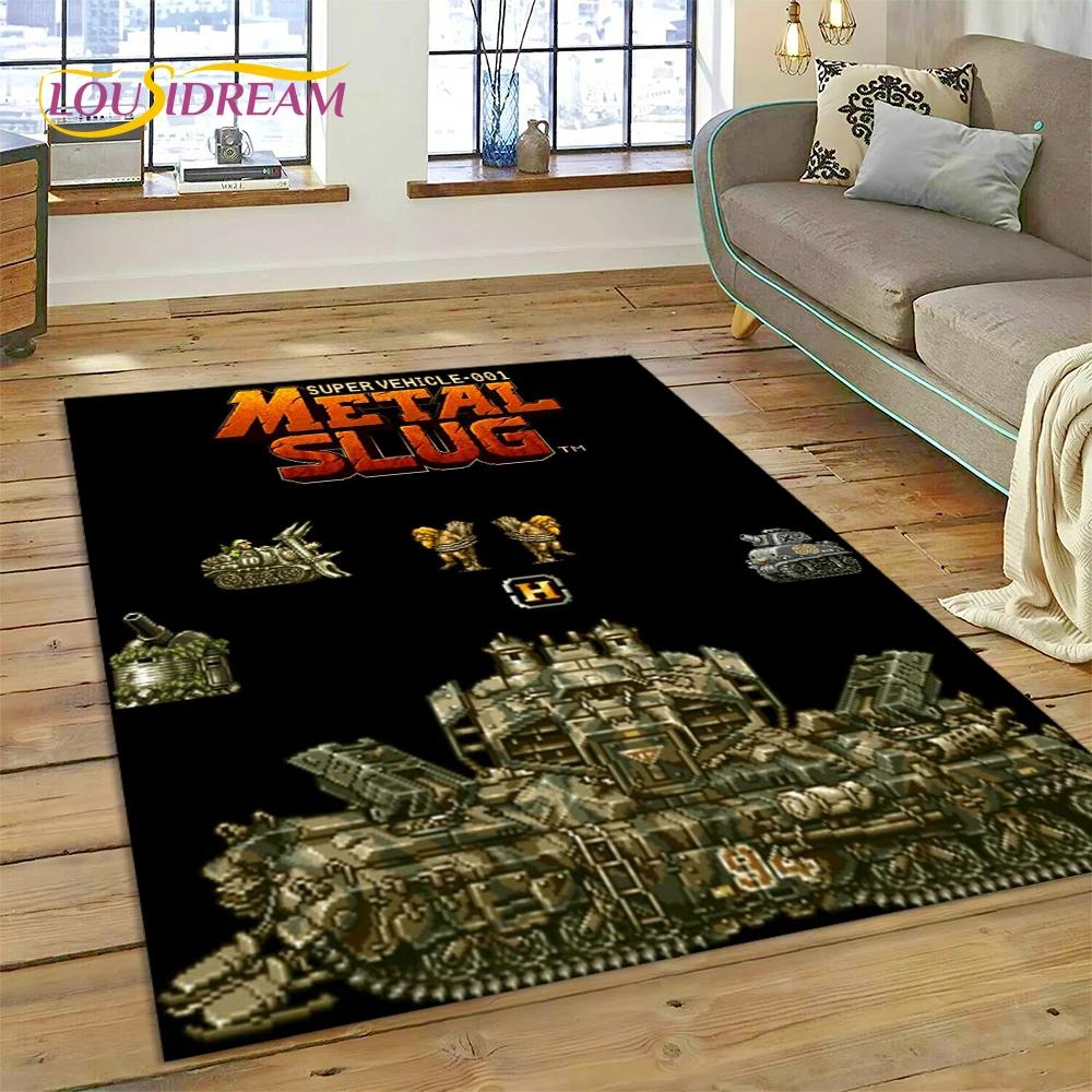 Metal Slug Retro Game Cartoon Customized Carpet Rug for Bedroom Living Room Home Sofa Decoration,Kid Play Large Decor Floor Mat