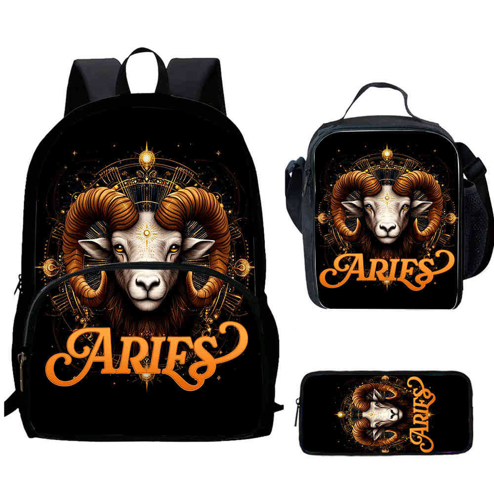 12 Sternbilder Schultasche High Definition Multifunktion Oxford Leichter Rucksack Haare